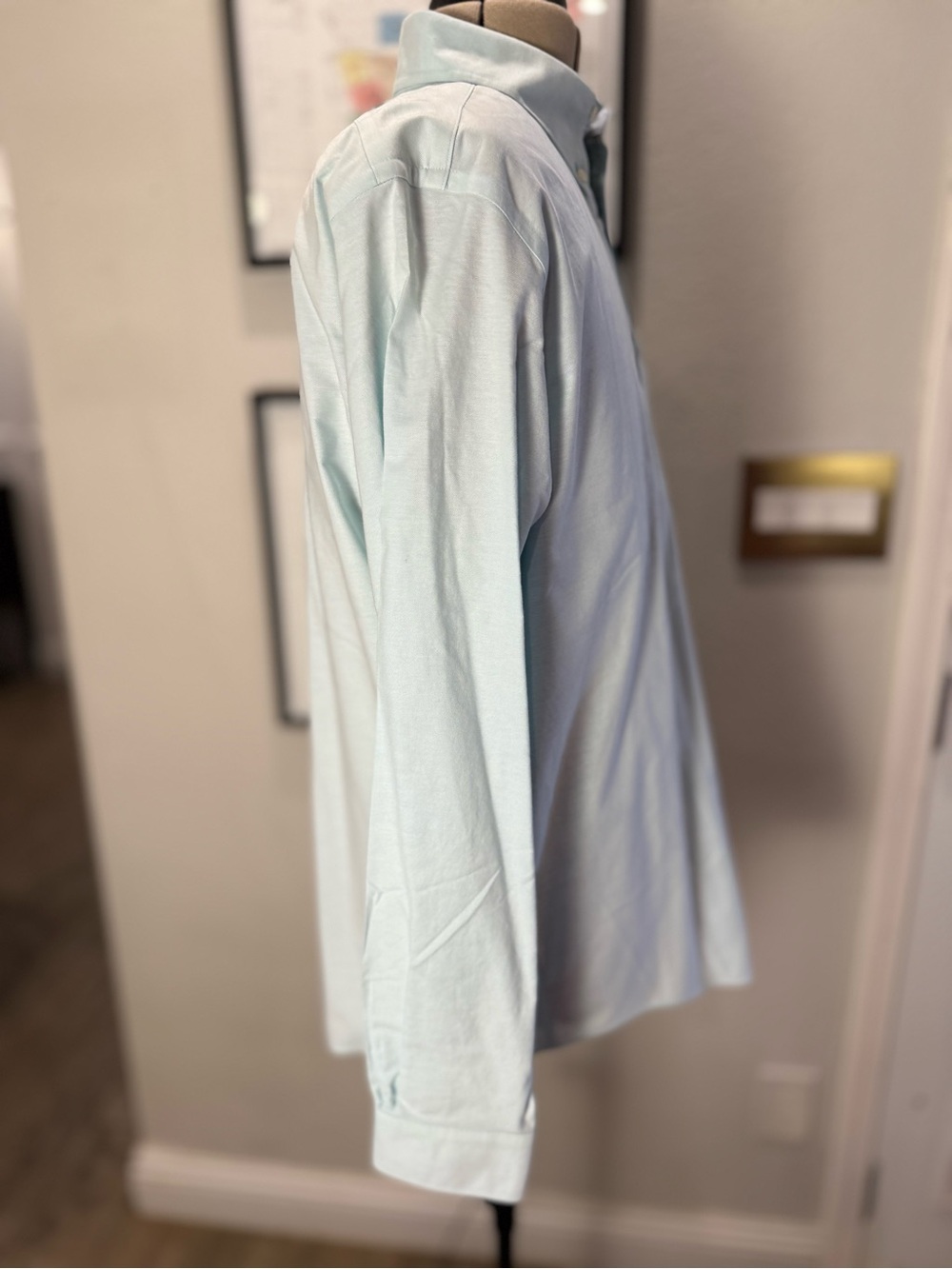 NWT Brooks Brothers Regent L Original Polo Non-Iron Light Blue Button-Down Shirt - Picture 10 of 11